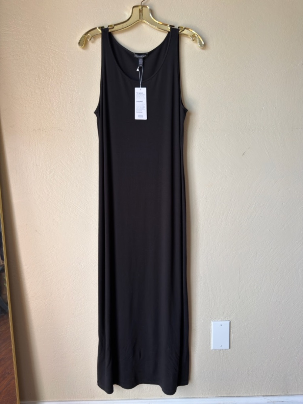 Eileen fisher jersey tank dress scoop neck full length medium nwt viscose - Picture 6 of 15